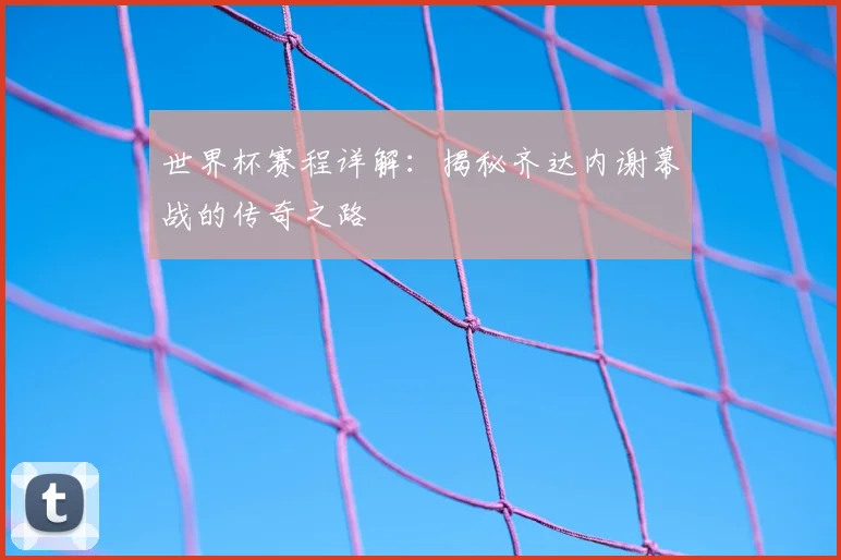 世界杯赛程详解：揭秘齐达内谢幕战的传奇之路